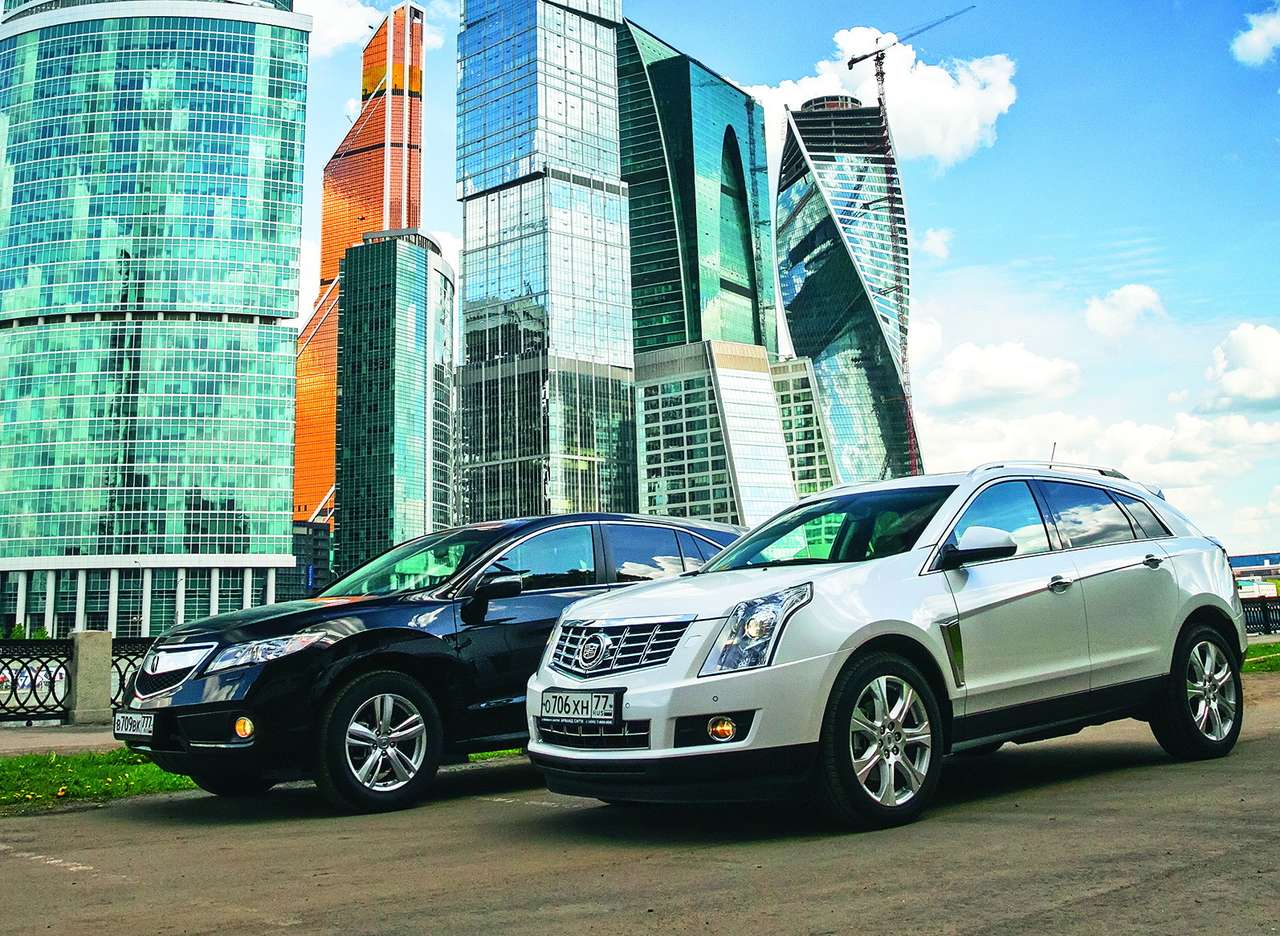 Acura RDX vs Cadillac SRX: атмосферный фронт