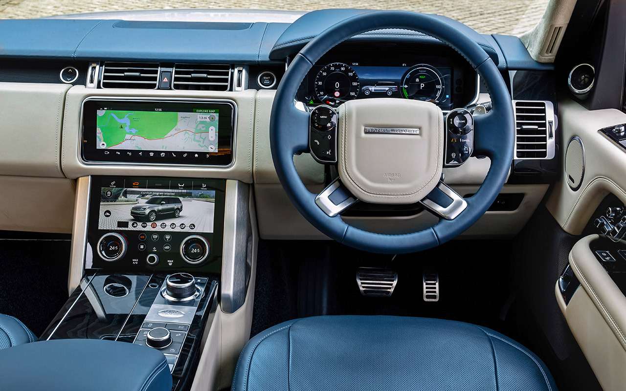 range rover 2022 интерьер